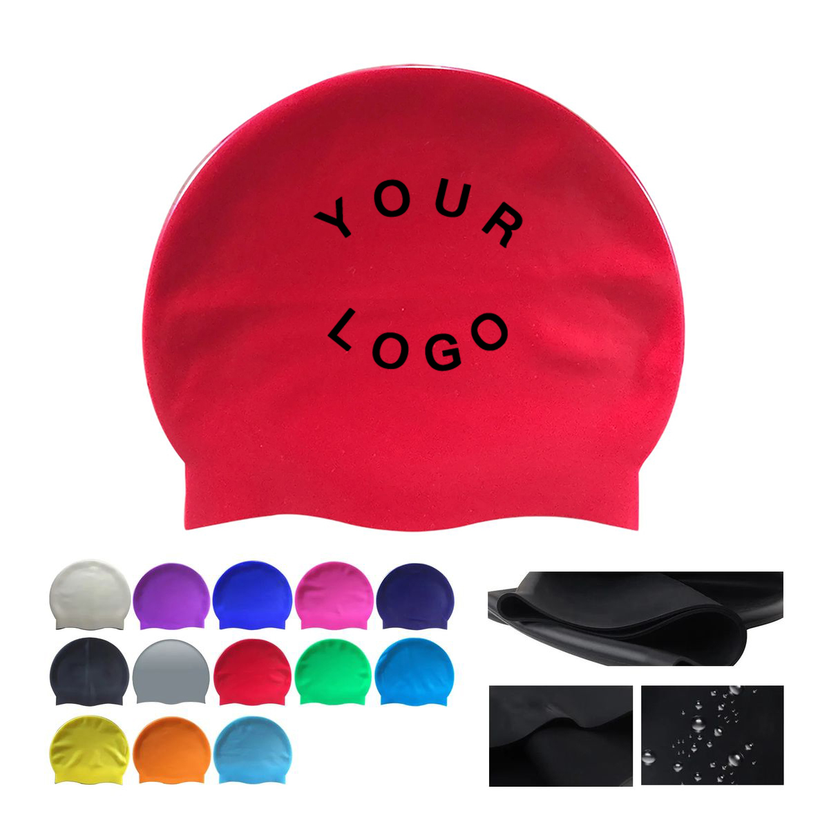 Soft Elastic Swimming Cap for Training and Fitness 7