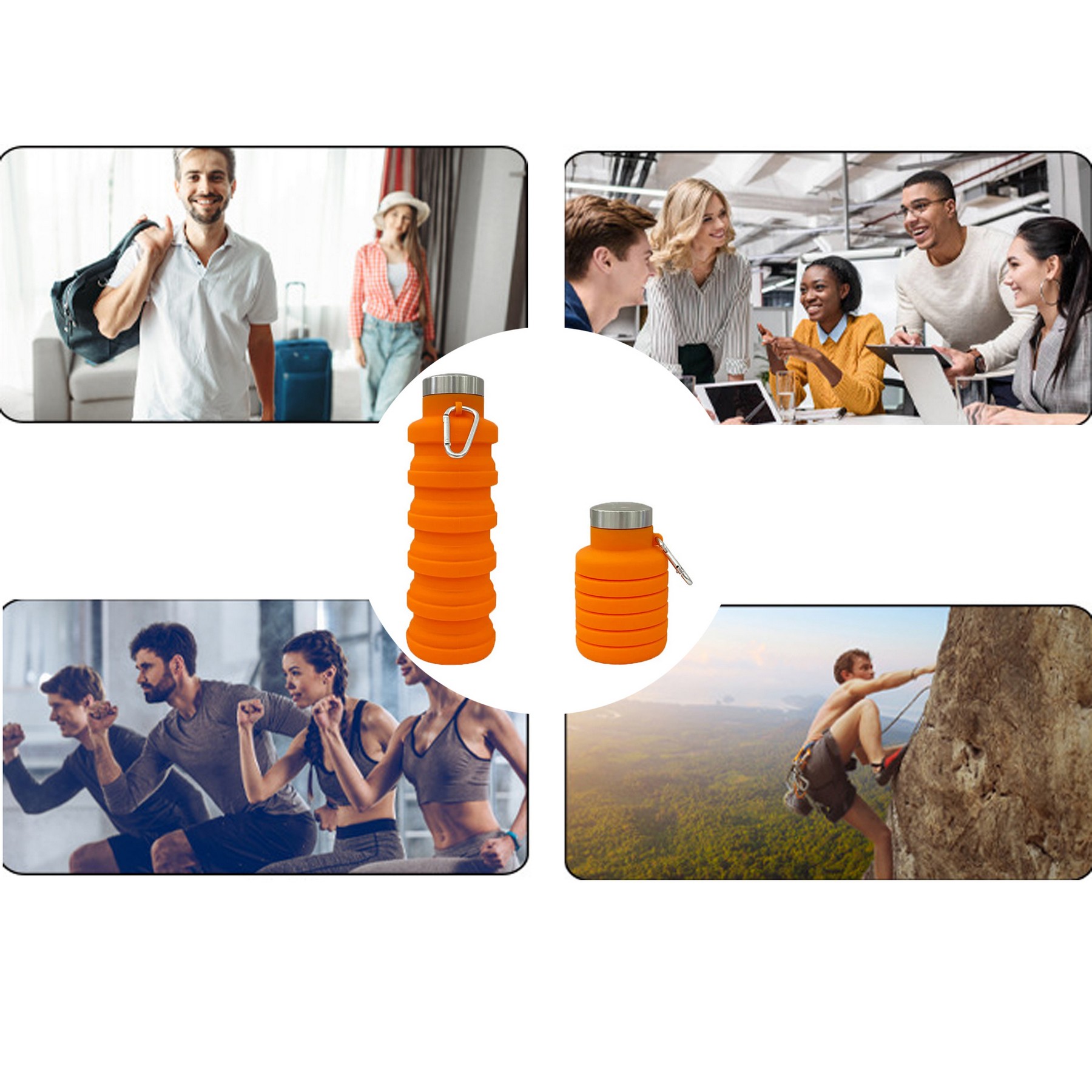 Collapsible Silicone Water Bottle 3
