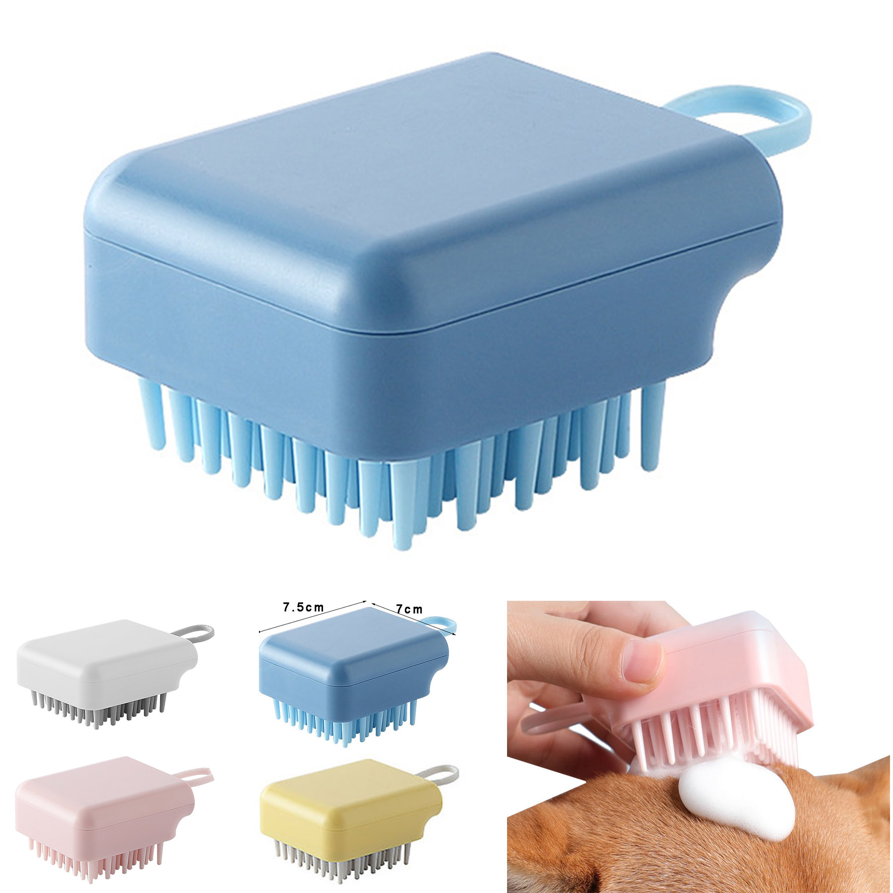 Lightweight Pet Bath Massage Brush 1