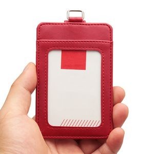 PU Keychain 3 Pockets PU Leather Card Holder 9
