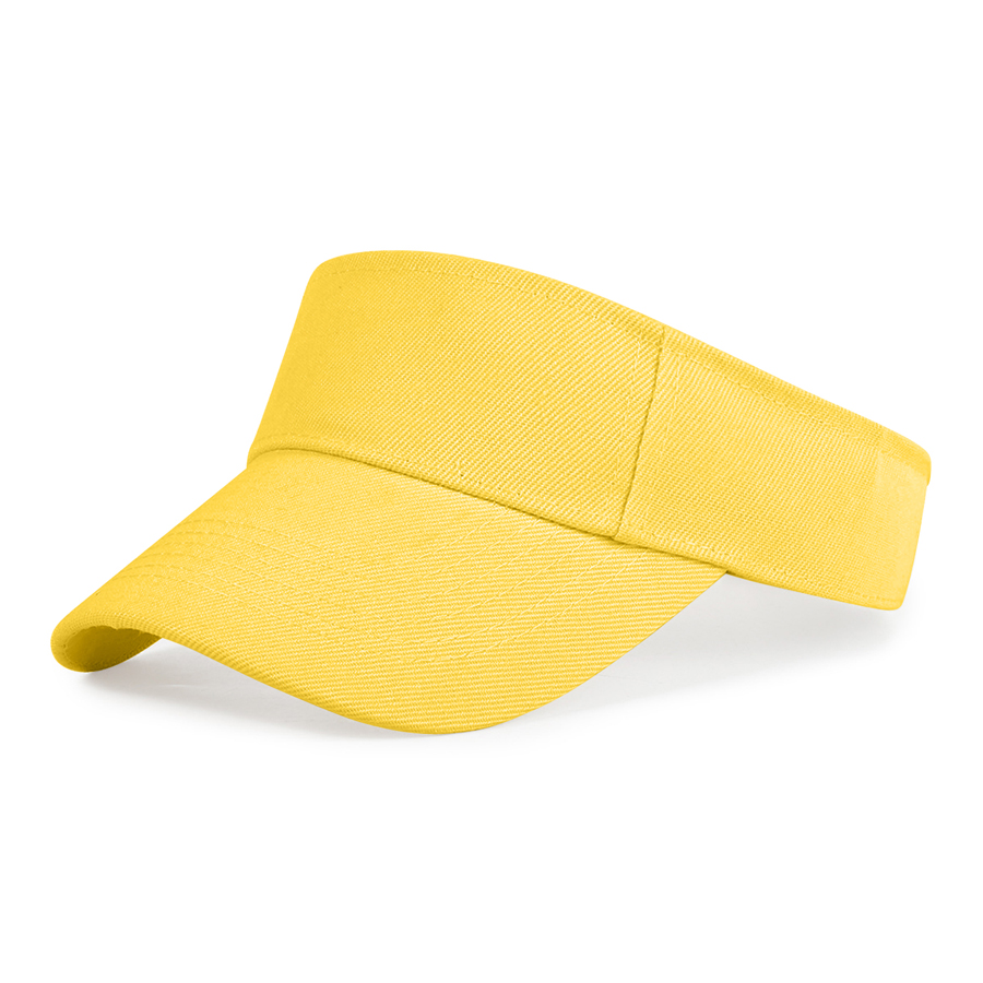Kids' Stock Solid Color Polyester Visor - Sports Style 11