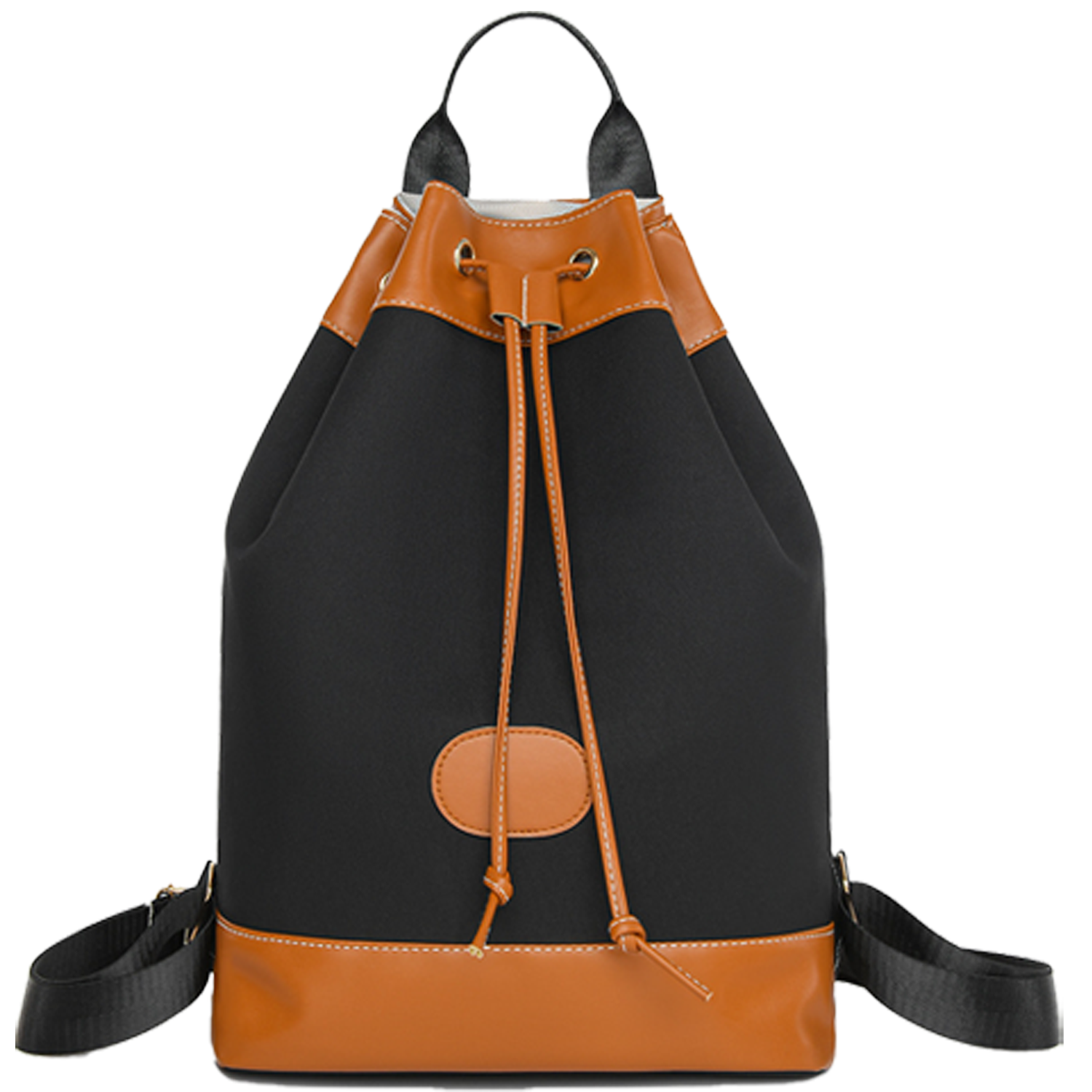 Waterproof Oxford Drawstring Backpack w/ Handle for Travel 4