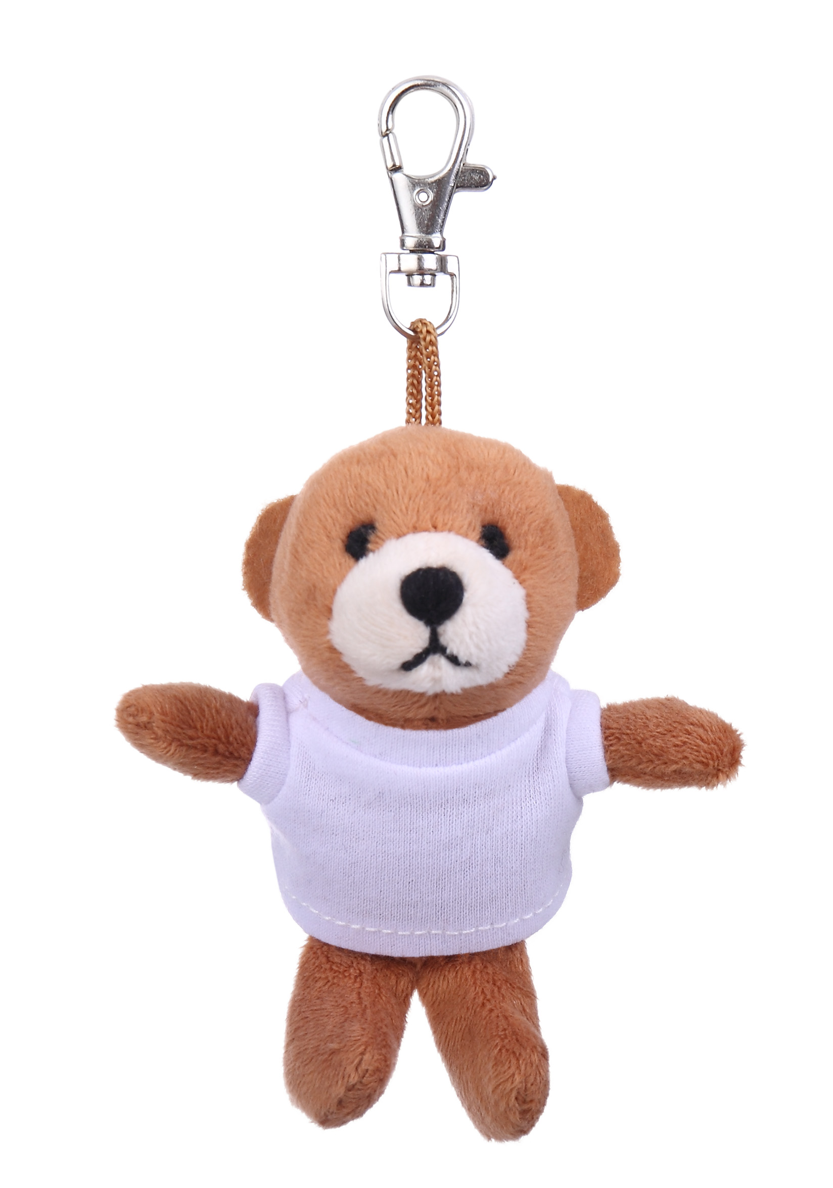 Soft Plush Brown Bear Keychain with Tee 8