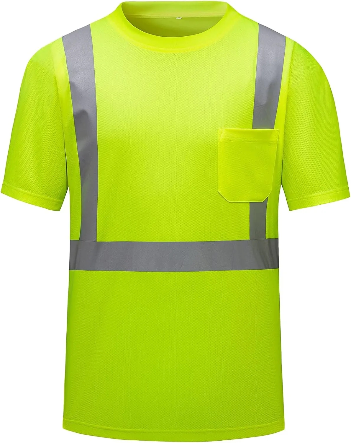 Quick Dry Safety T Shirts with Reflective Strips 7