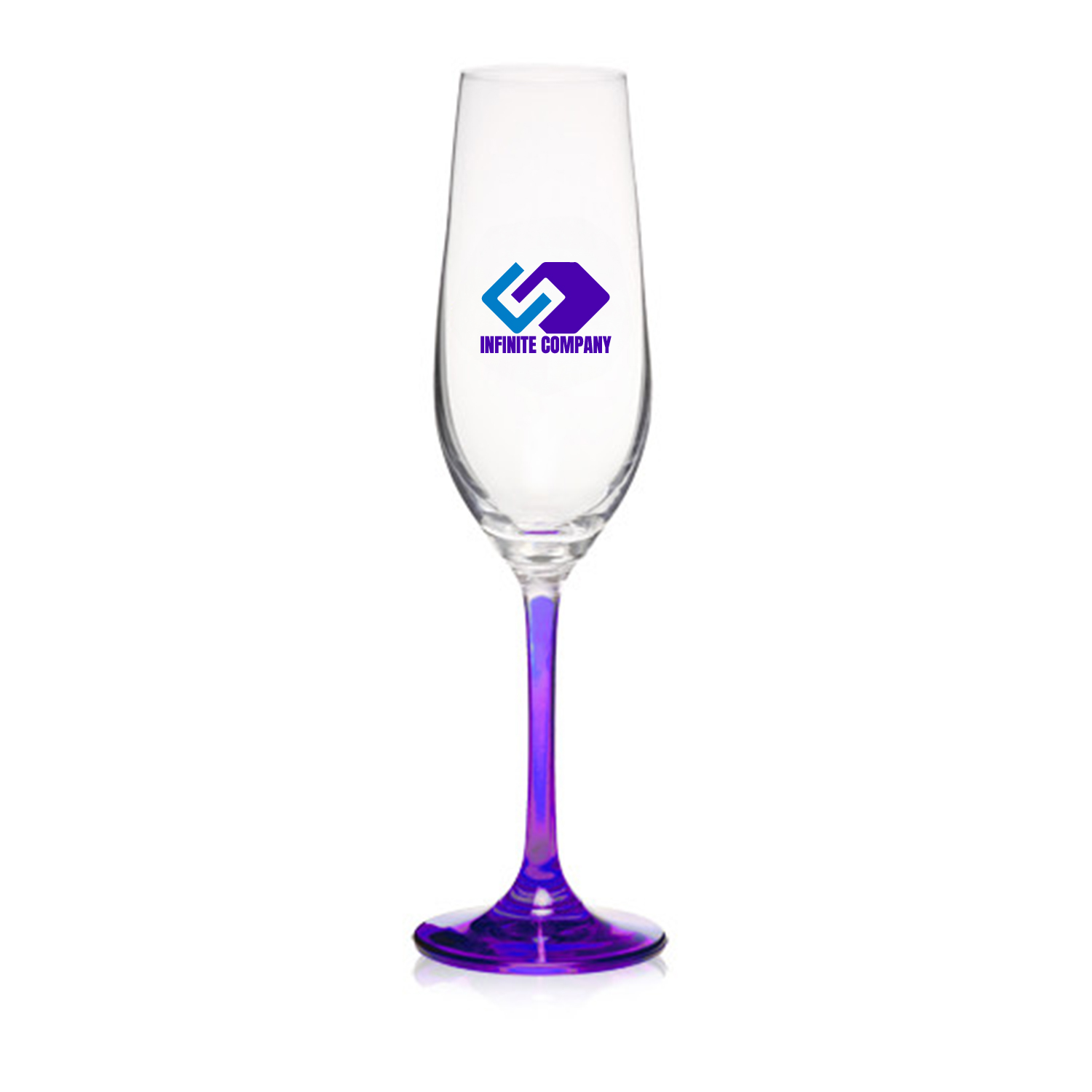 8 oz. Crystal Champagne Glass (2 Color Imprint) 13