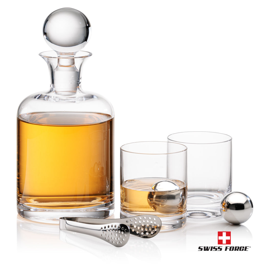 Dresden Decanter Set & Ice Balls 4