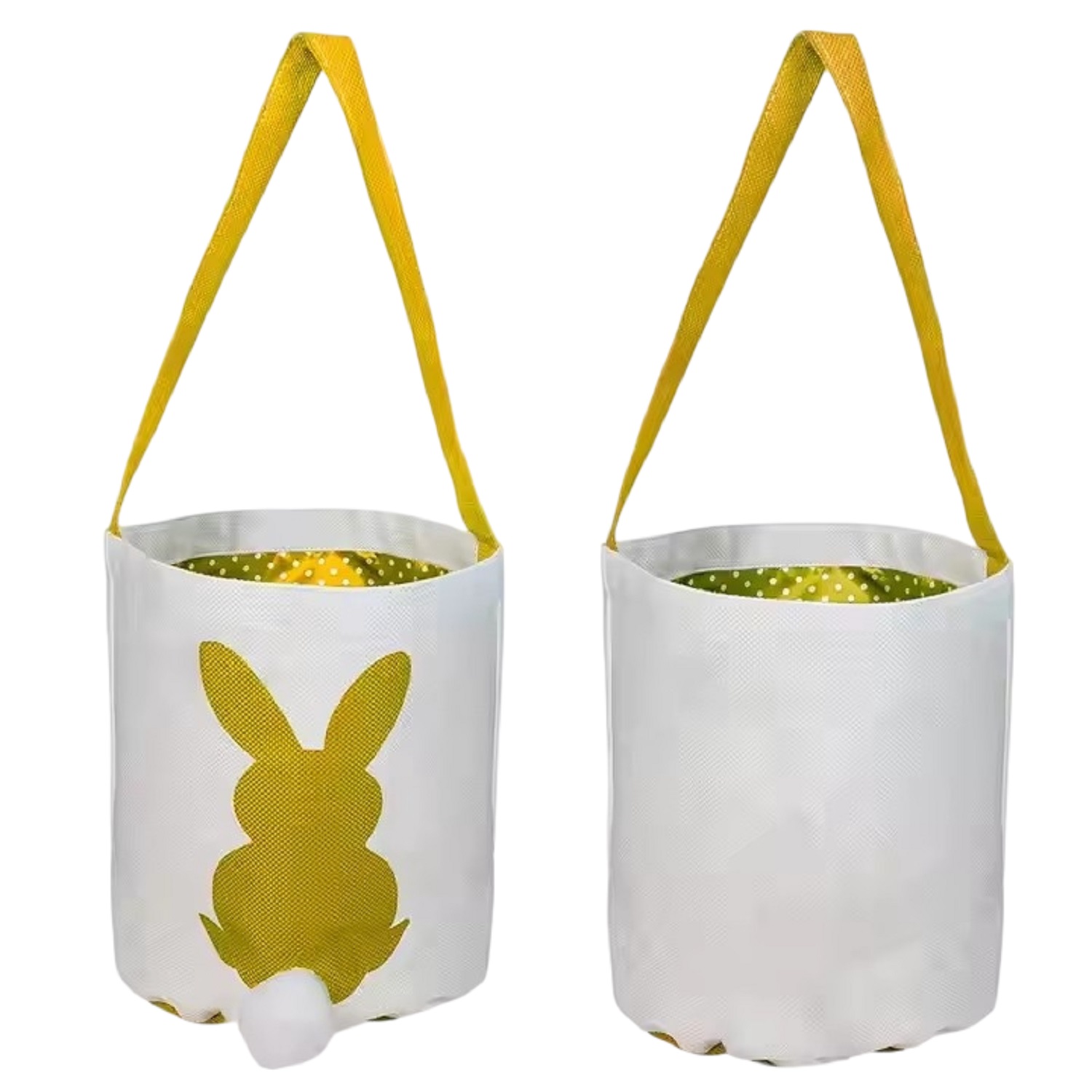 Easter Eggs Bunny Rabbit Tote Bag, custom tote bag with logo imprint 2