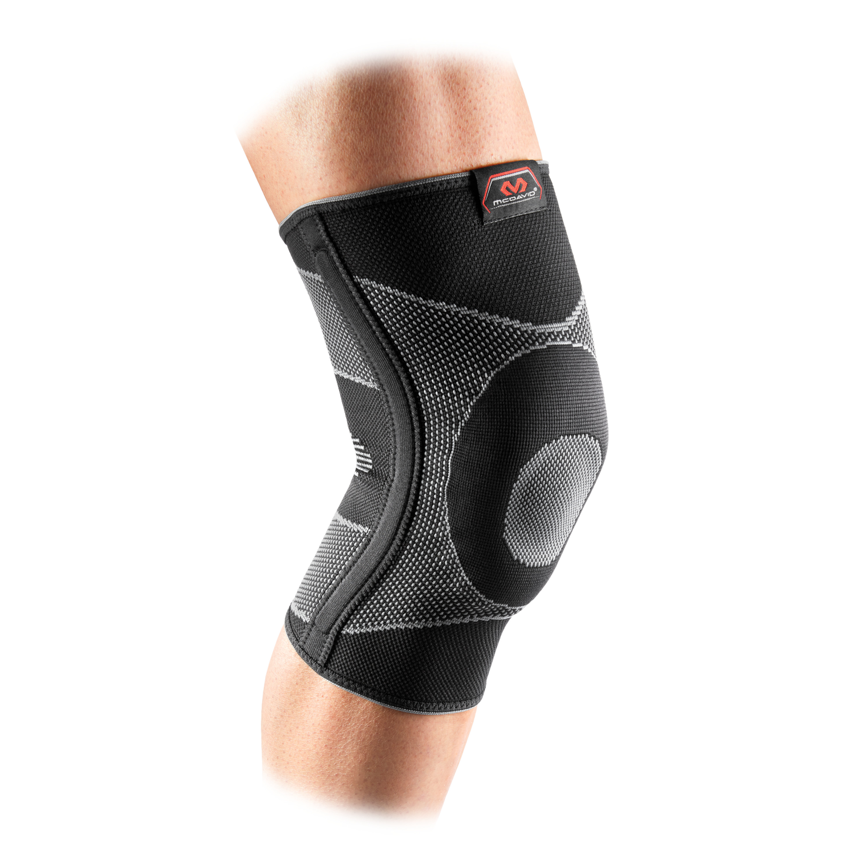 Knee Slv 4 Way Elastic w/Gel Buttress and Stays Blk 2