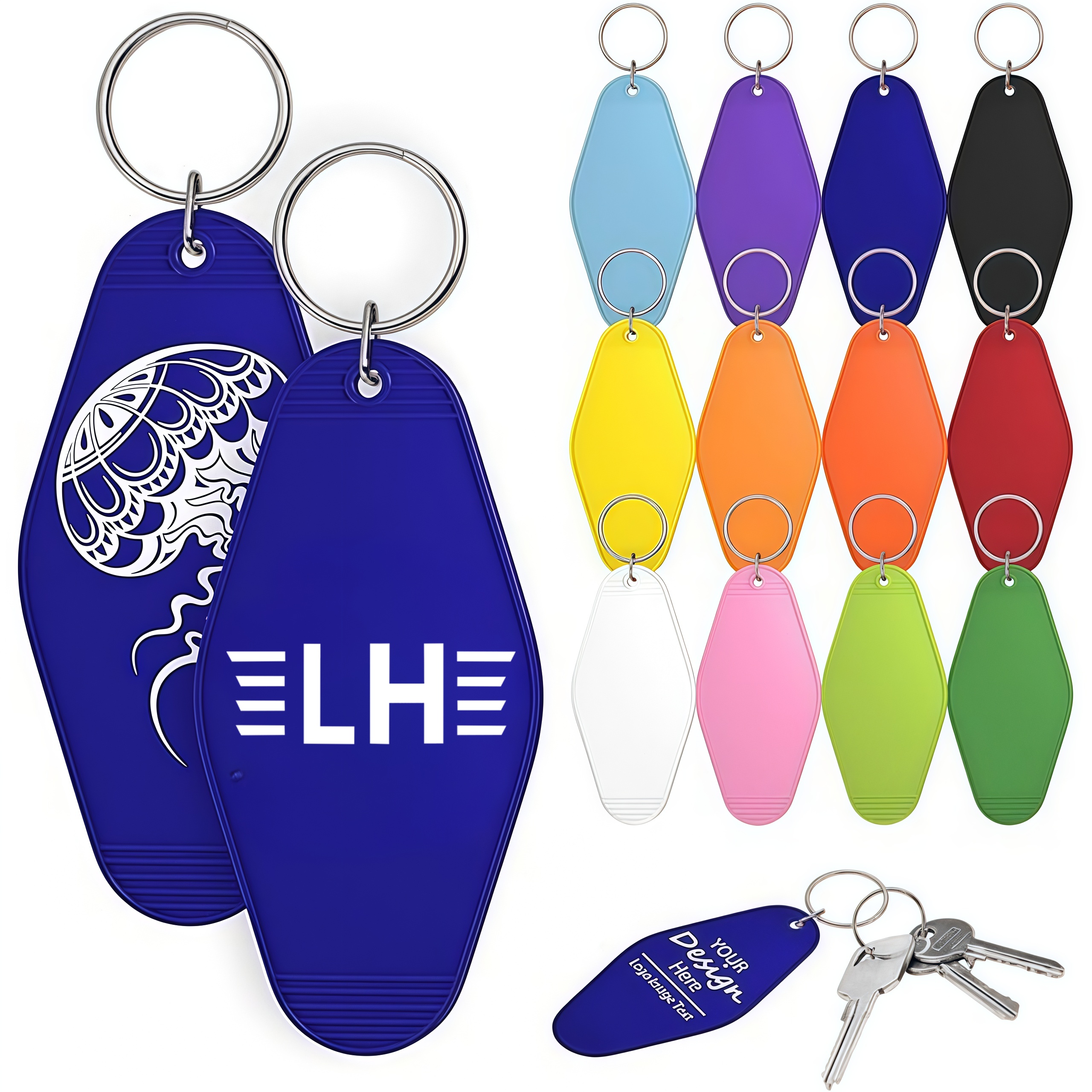 Hotel Keychain Motel Key Tag 2