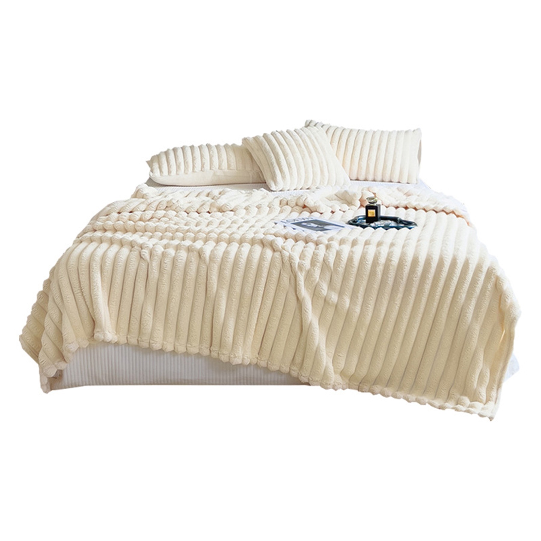 Light Luxury Rabbit Fur Blanket