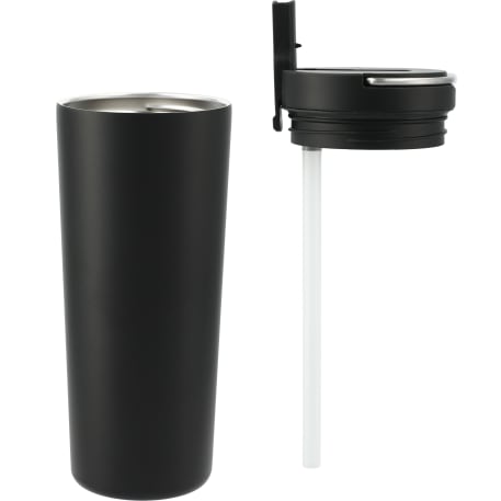 Thor Copper Insulated Tumbler 24oz Flip Straw Lid 134