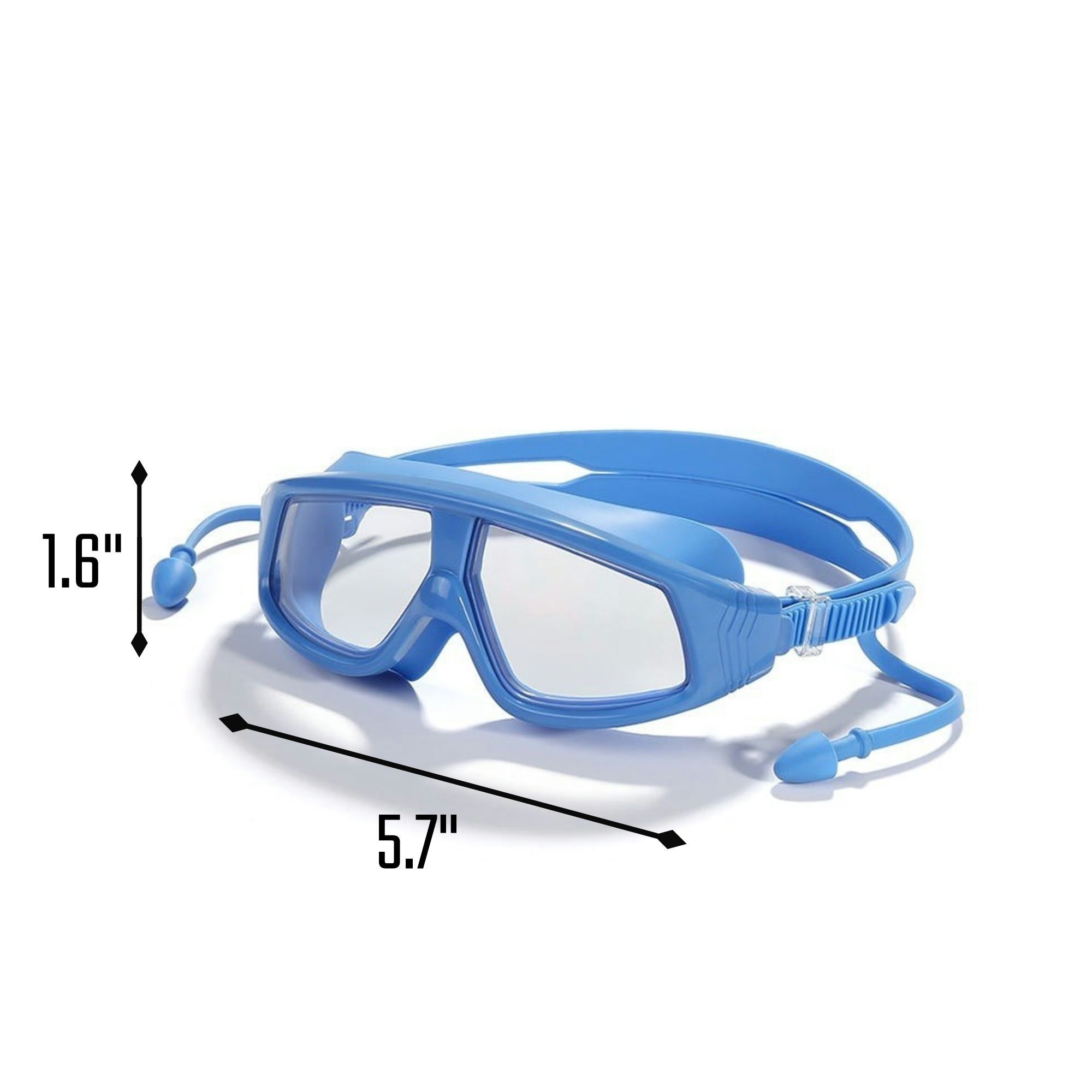 Swimming Goggles For Kids With Ear Plugs 2
