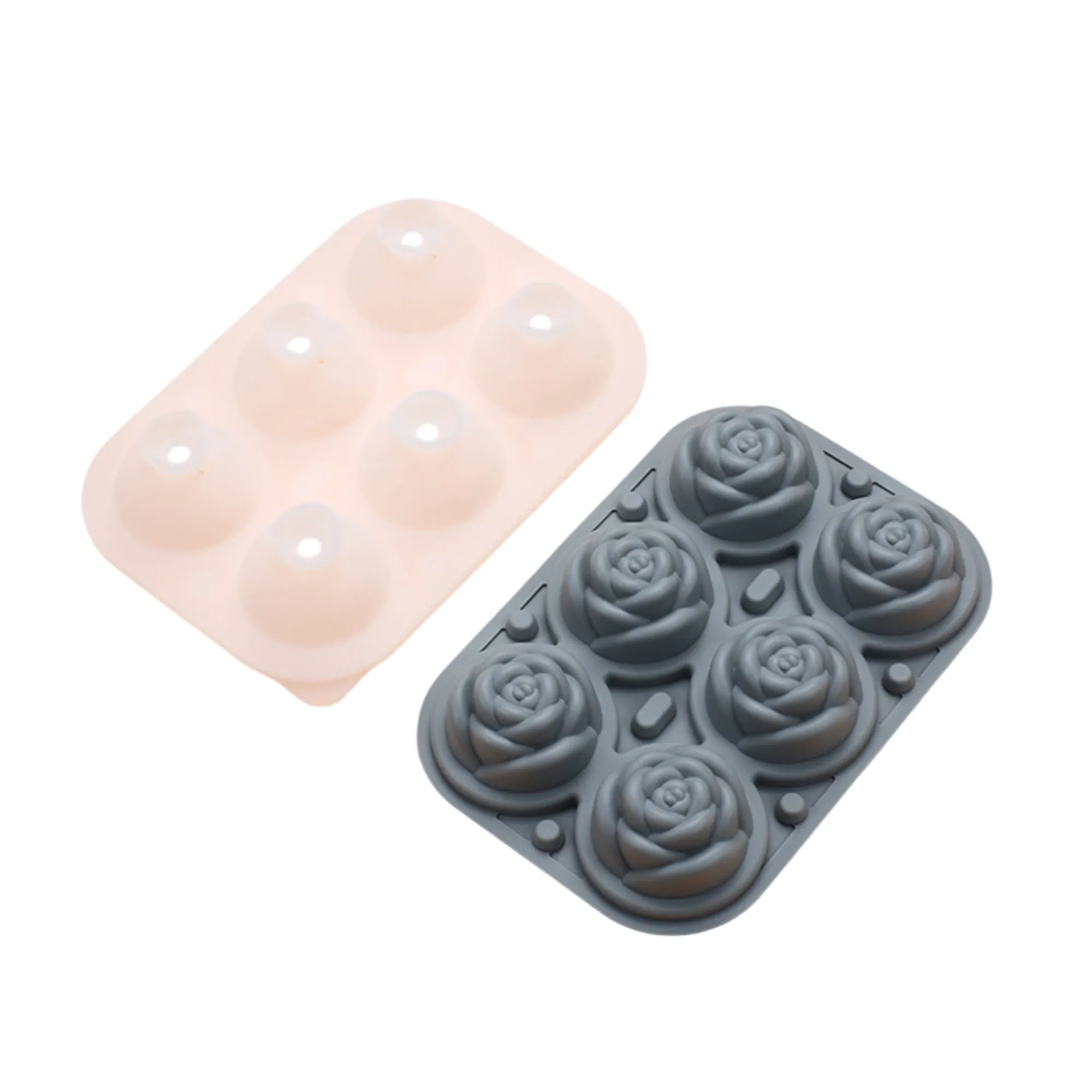 6-Cavity Rose Ice Cube Tray 2