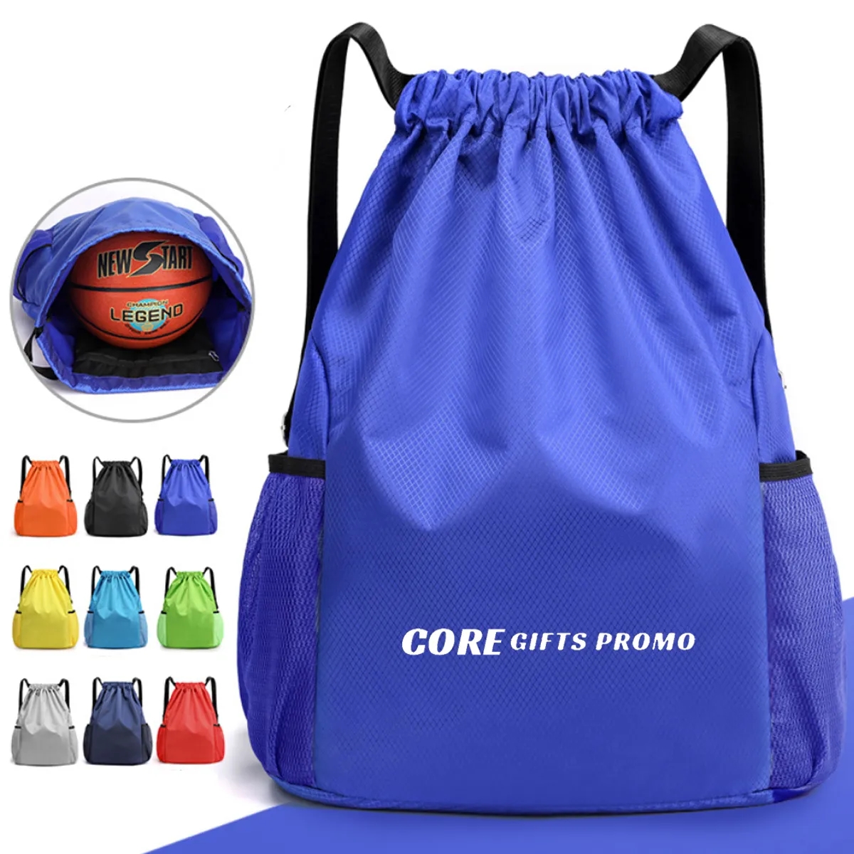 Large Capacity Outdoor Gym Drawstring Backpack Unisex 1