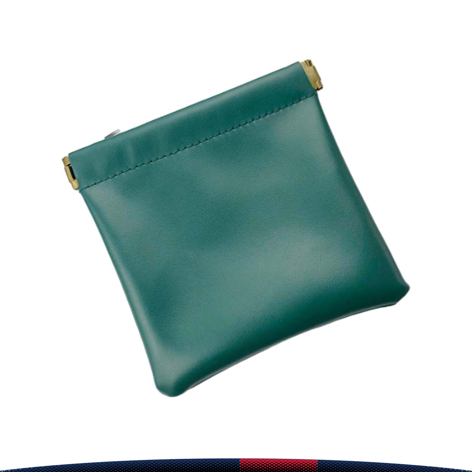 Leather Squeeze Coin Bag 8