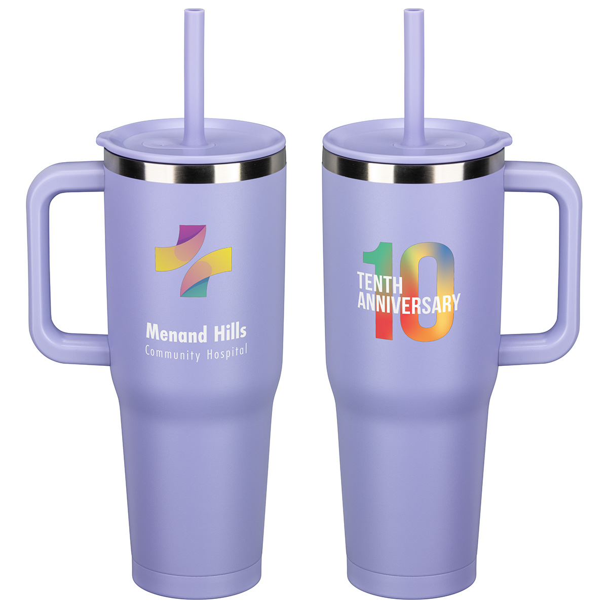 SENSO® Summit 40 oz Insulated Stainless Steel Travel Mug with Press-In Straw Lid 73