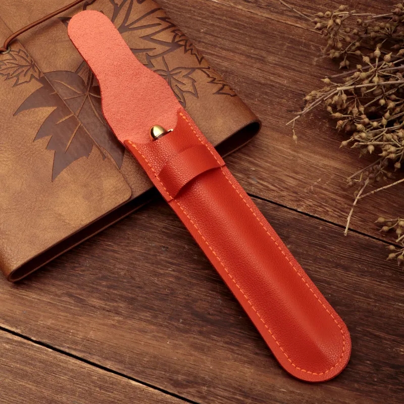 Standalone PU Leather Flip Cover Pen Organizer 1