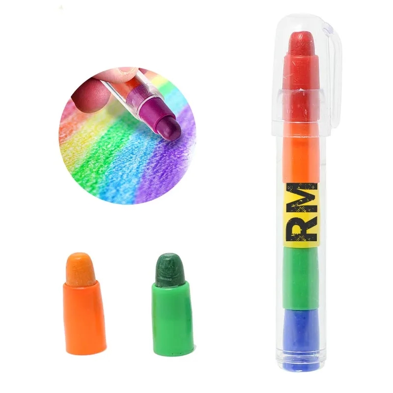 Portable Stackable Colorful Crayons 4