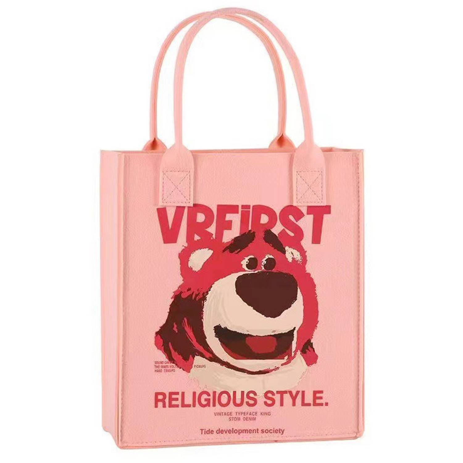 Felt Shopping Tote Bag, custom tote bag with logo imprint 1