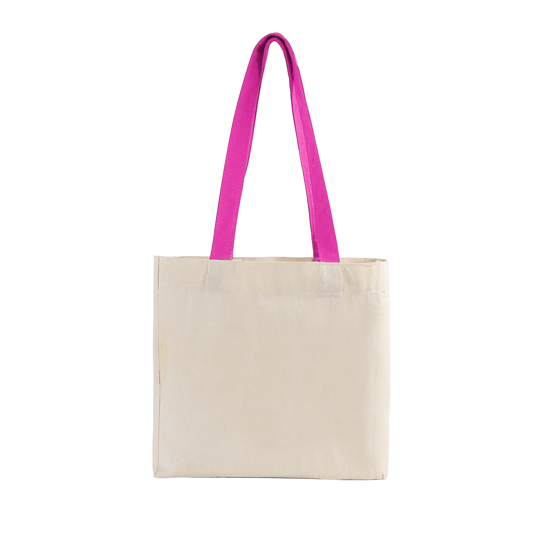 Cotton Colored Handle Tote w/Gusset, custom tote bag with logo imprint 8