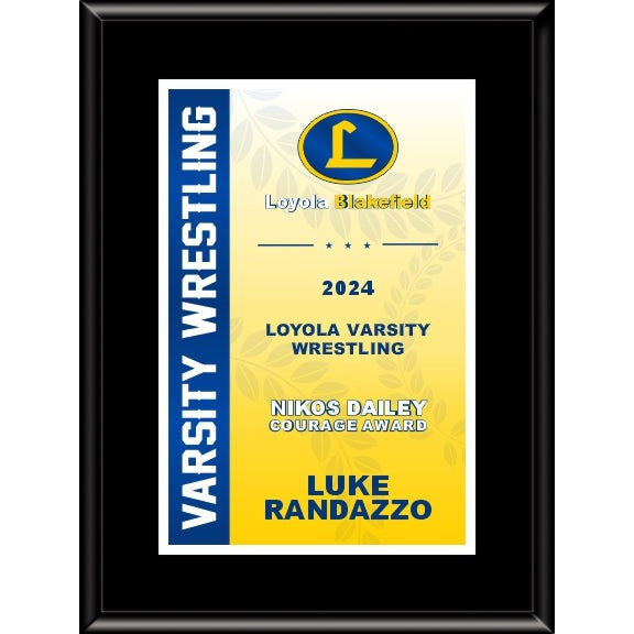 Varsity Plaque Series 10