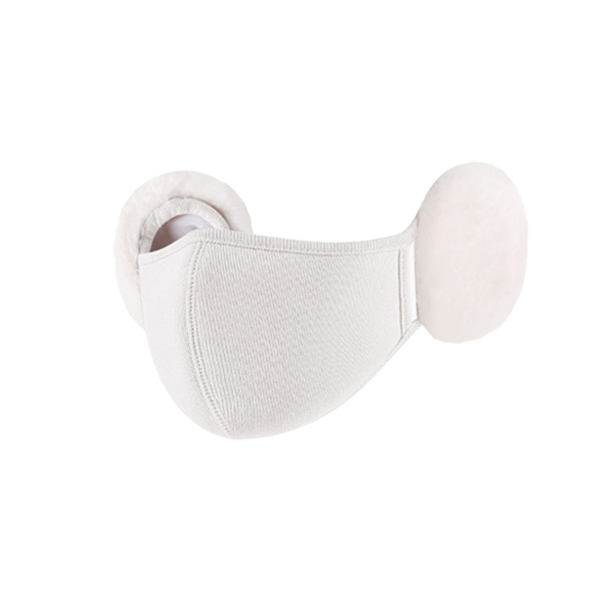 Fleece-Lined Cotton Mask with Windproof Ear Covers 4