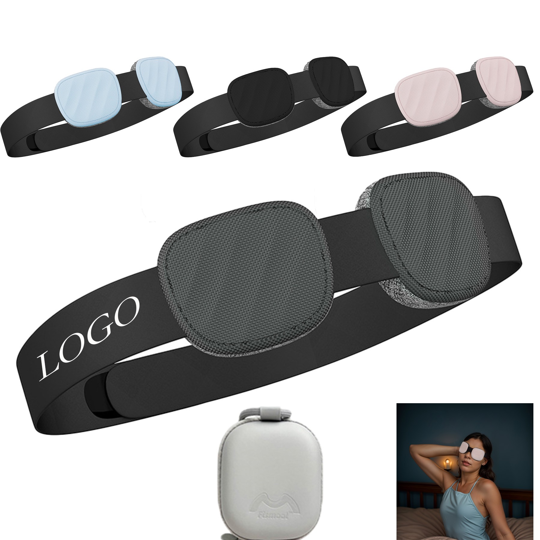 3D Blackout Pouch Eye Mask