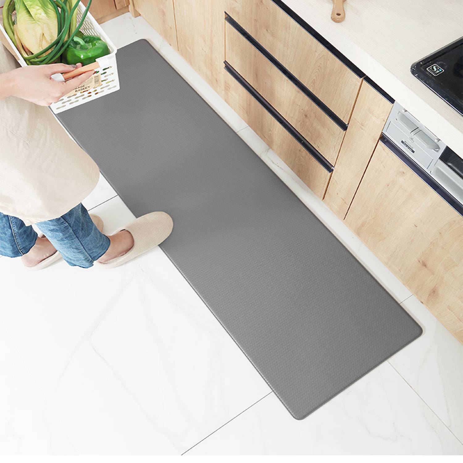 PVC Non-slip Anti-oil Kitchen Long Floor Mat 6