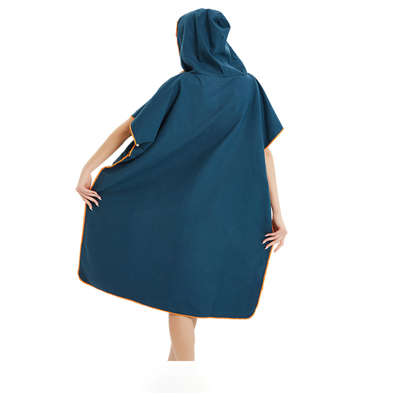 Microfiber Beach Changing Towel Robe w/Hood 23