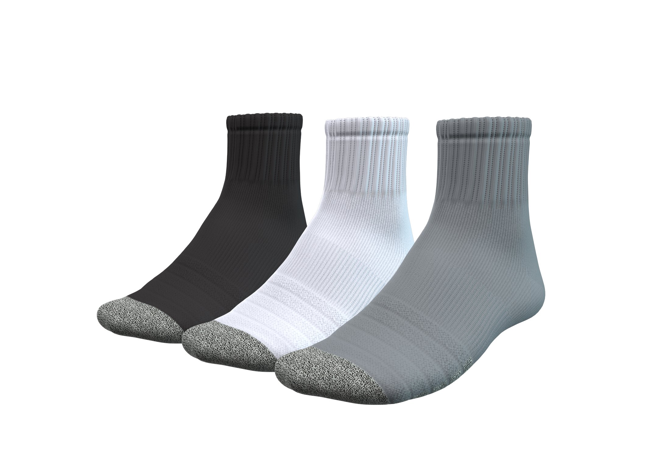 HeatGear Unisex Quarter Socks 3-Pack 1