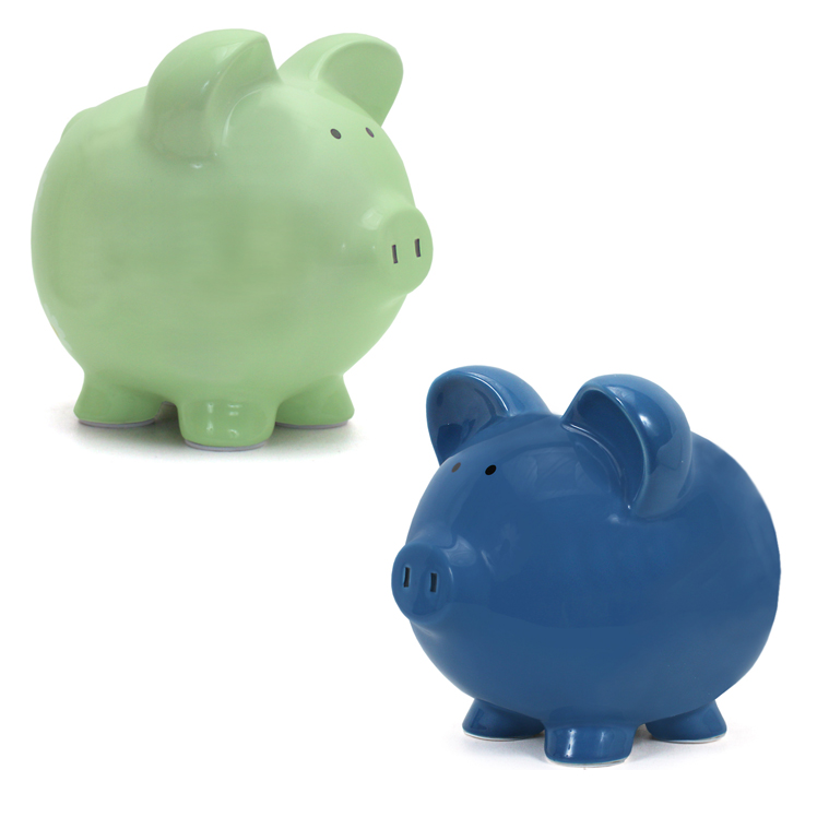 8" Ceramic Piggy Bank - Large 5