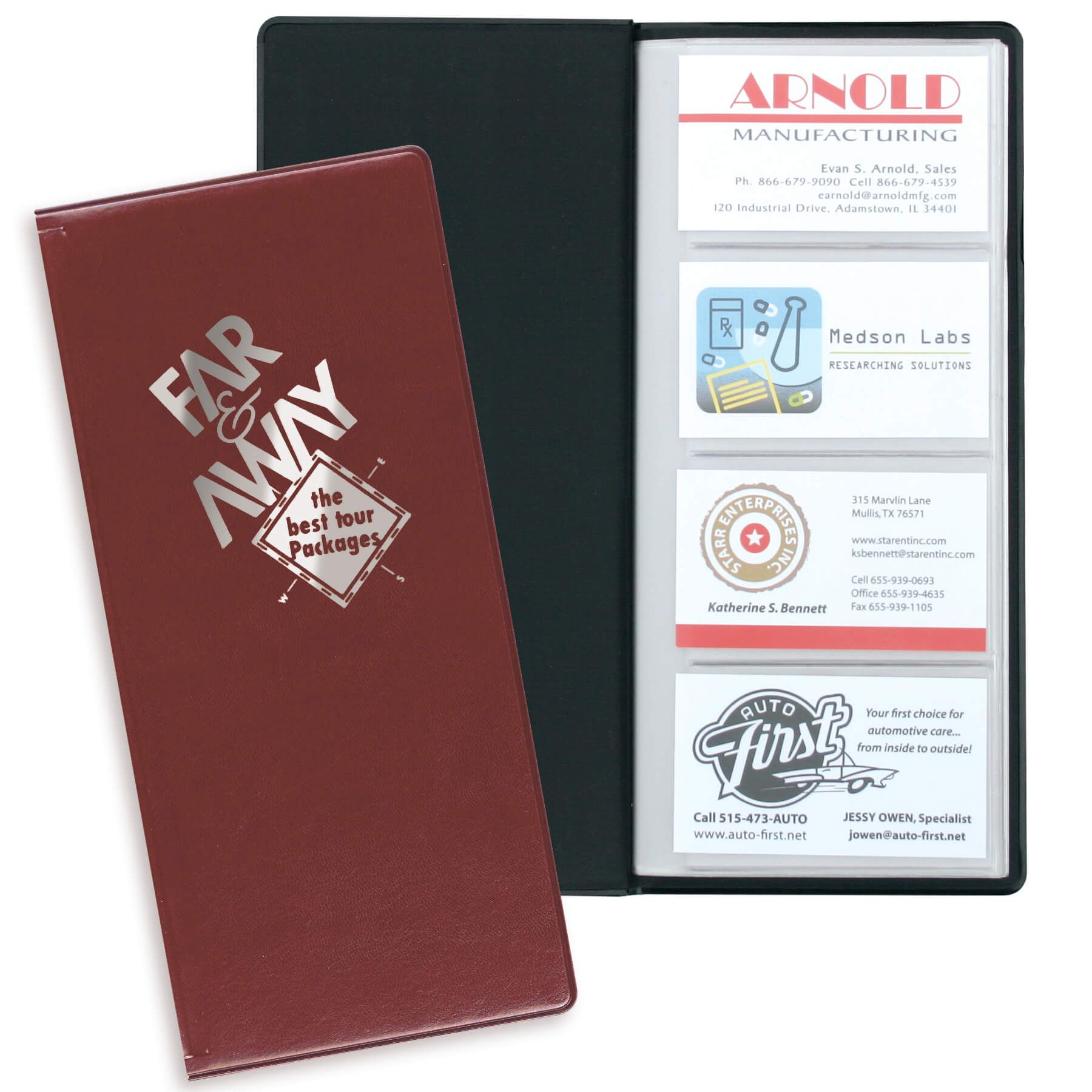 Executive Business Card Holder - 96 Cards 5