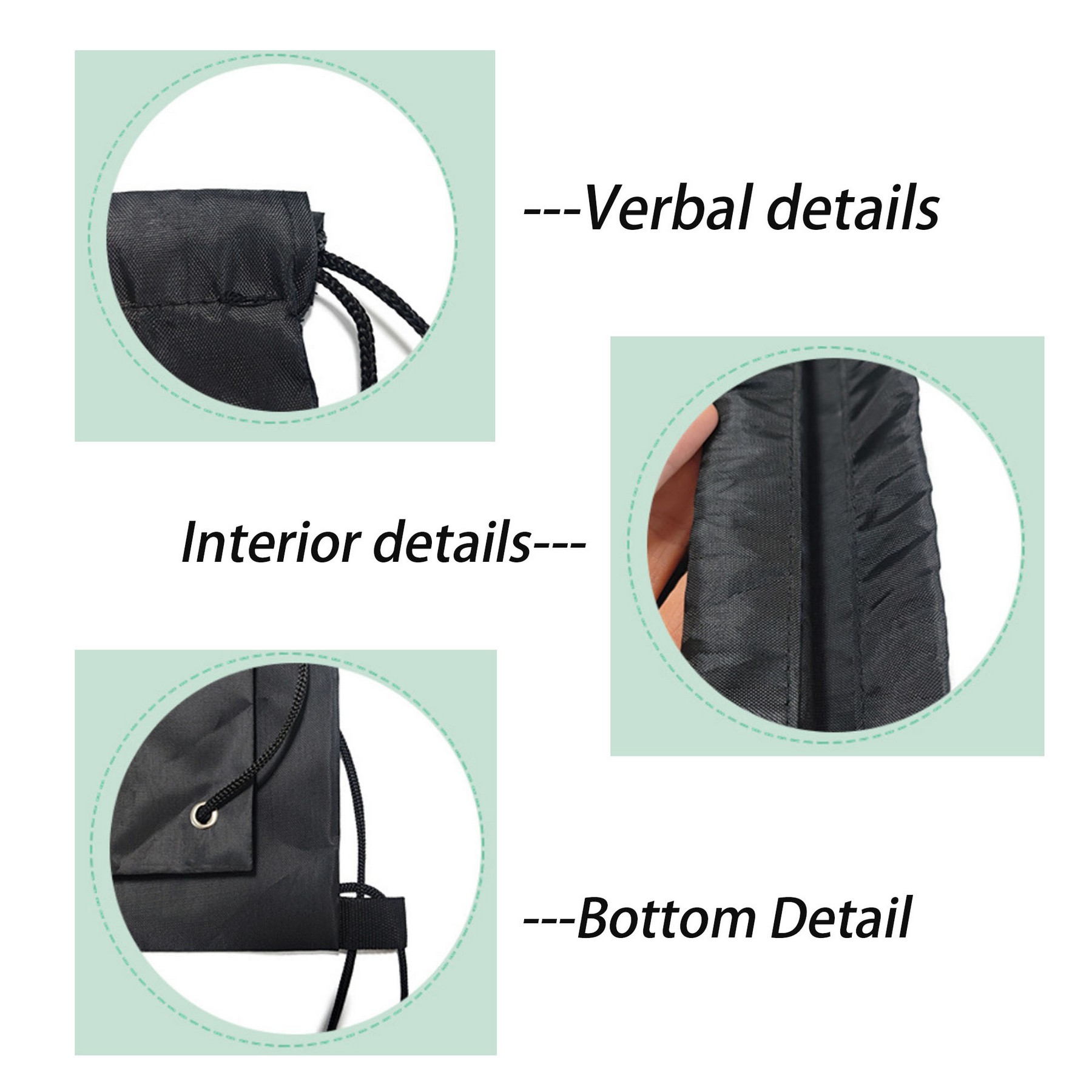 Drawstring Backpack Bag 3