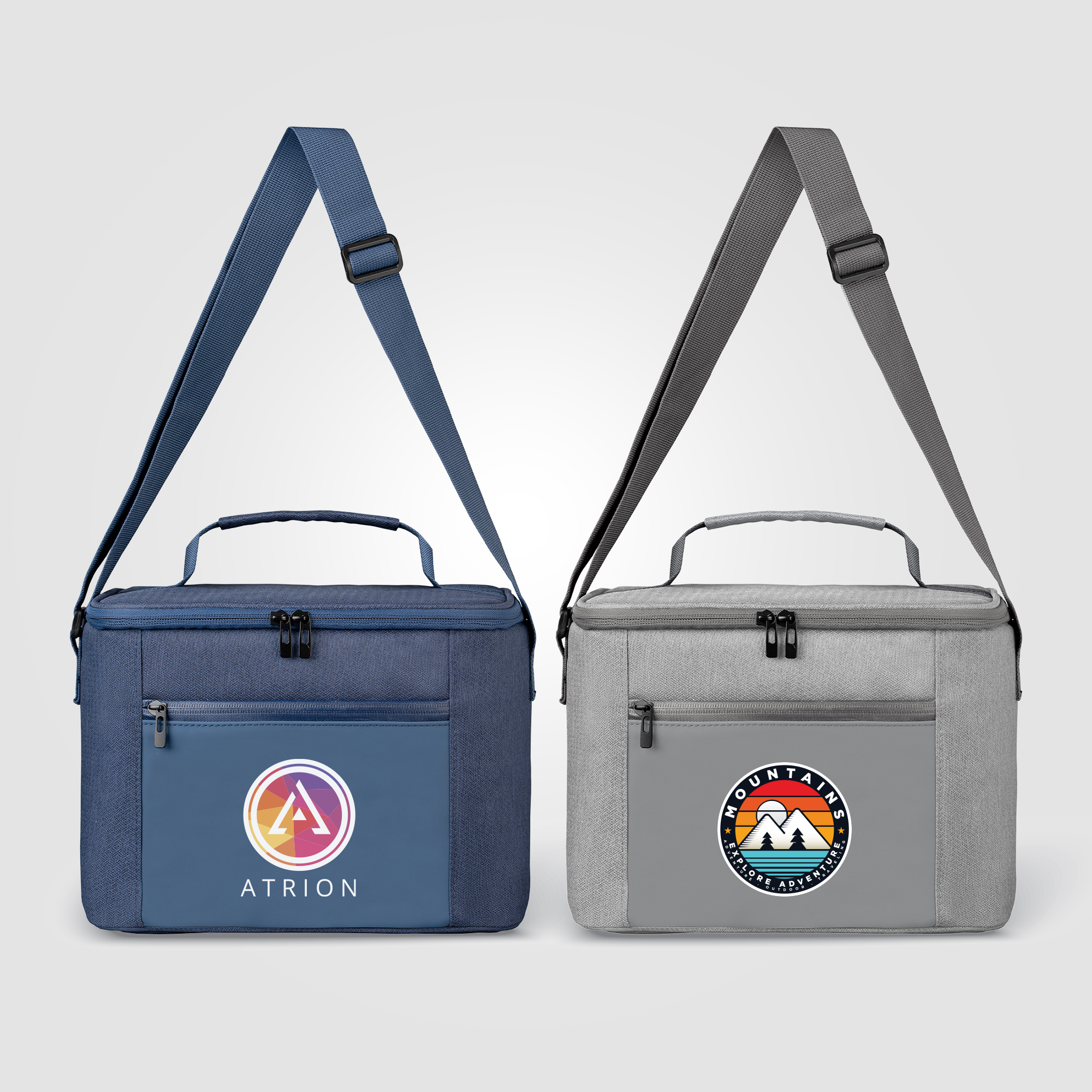 City Pack 600D RPET Zippered Cooler Bag - 2.6 gal