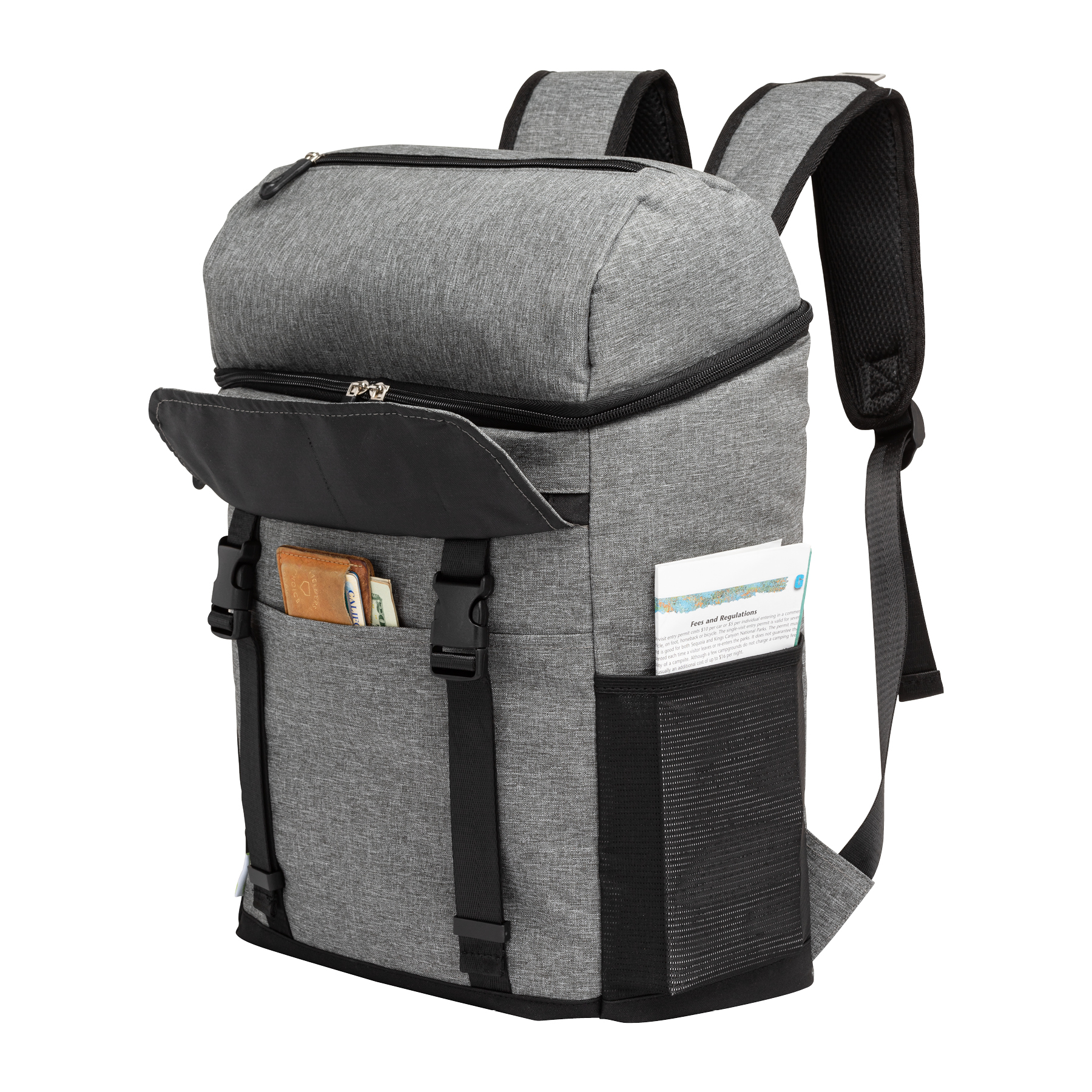 Logan RPET 18-Can Backpack Cooler 10