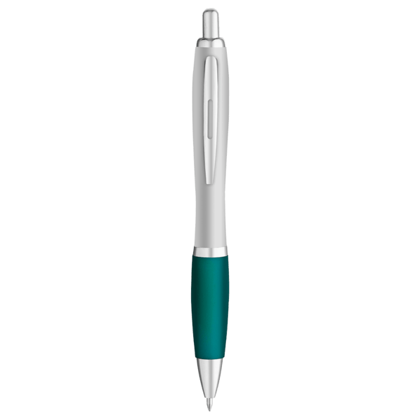 Curvaceous Matte Silver Ballpoint 76