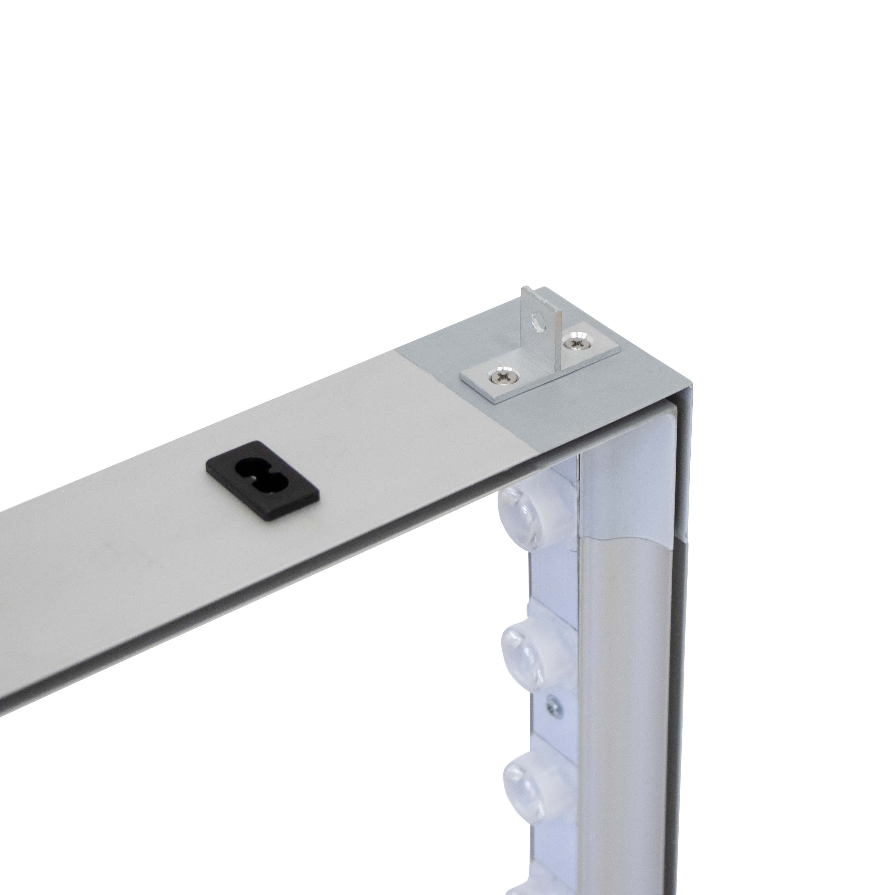 18"H x 36"W Aerial SEG Glo Ceiling-Mounted Kit 4