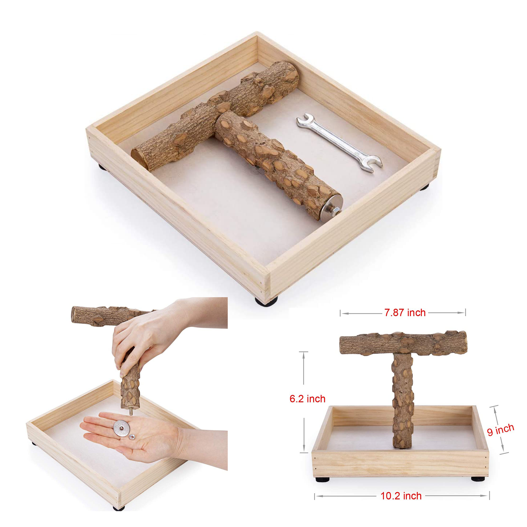  Bird Stand Tabletop Portable Tee Stand