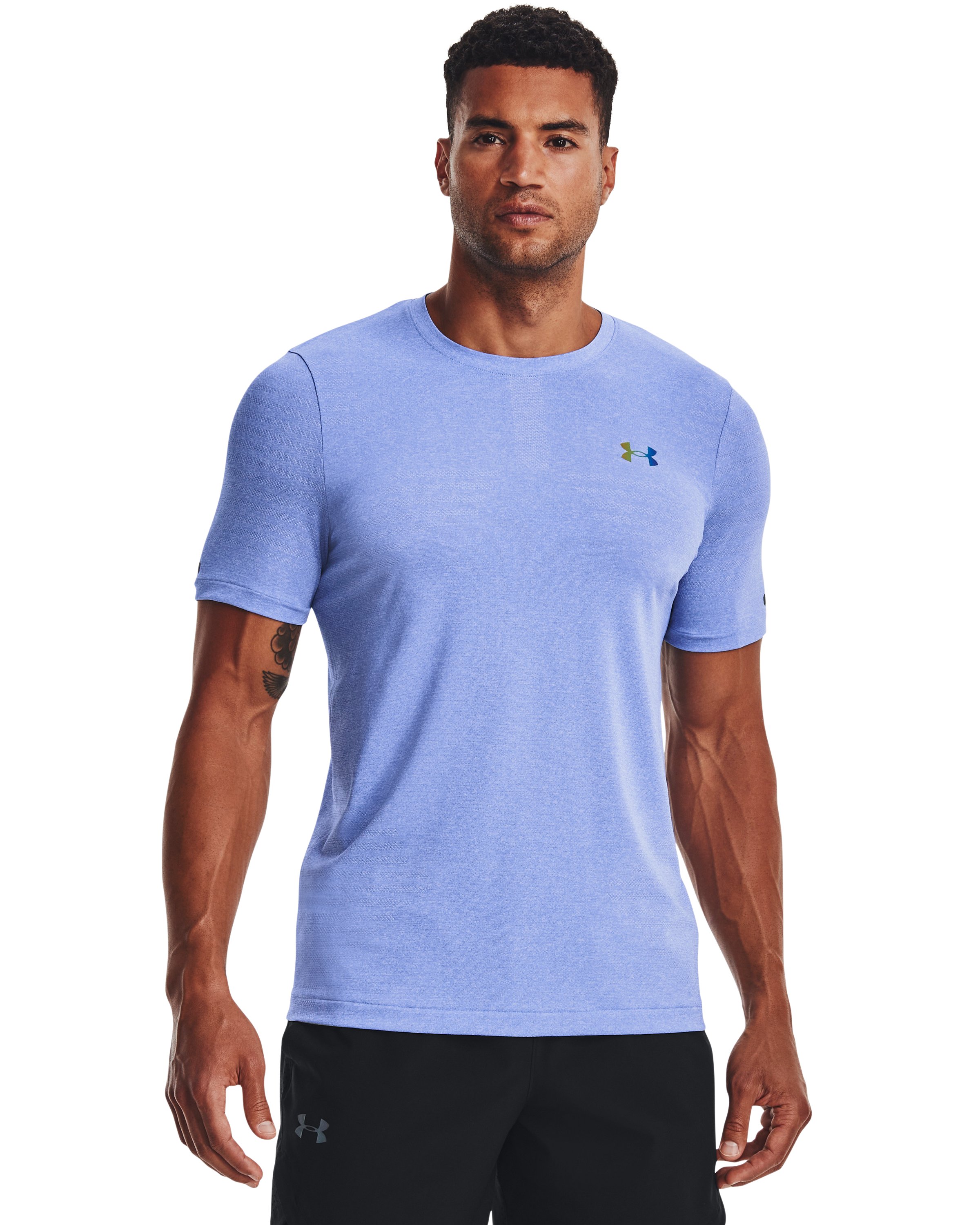 UA RUSH Seamless GeoSport Men's Short Sleeve 2