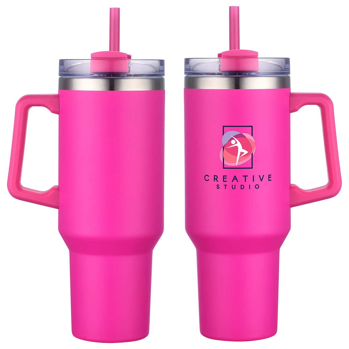 Genoa 40 oz Vacuum Insulated Travel Mug with Straw 69