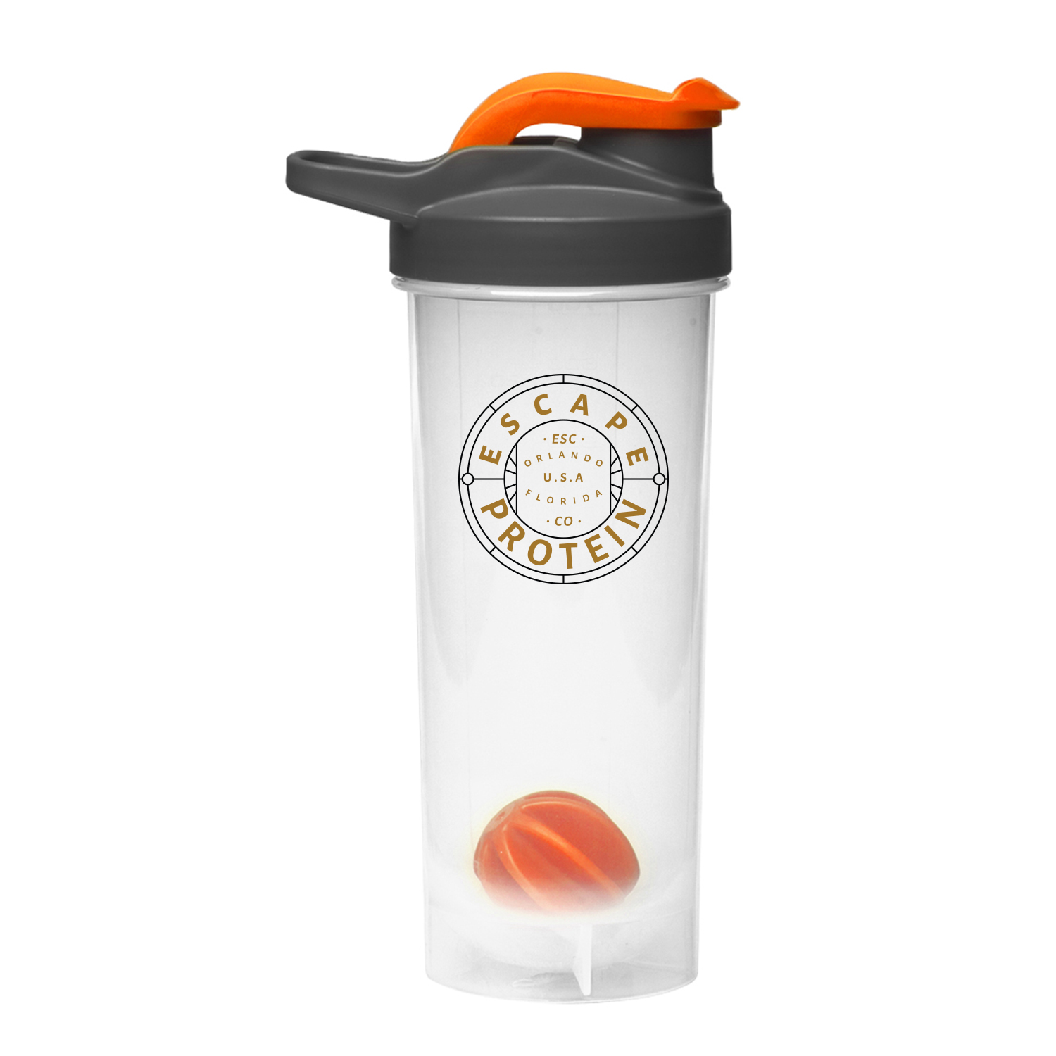 24 oz. Plastic Shaker (2 Color Imprint) 8