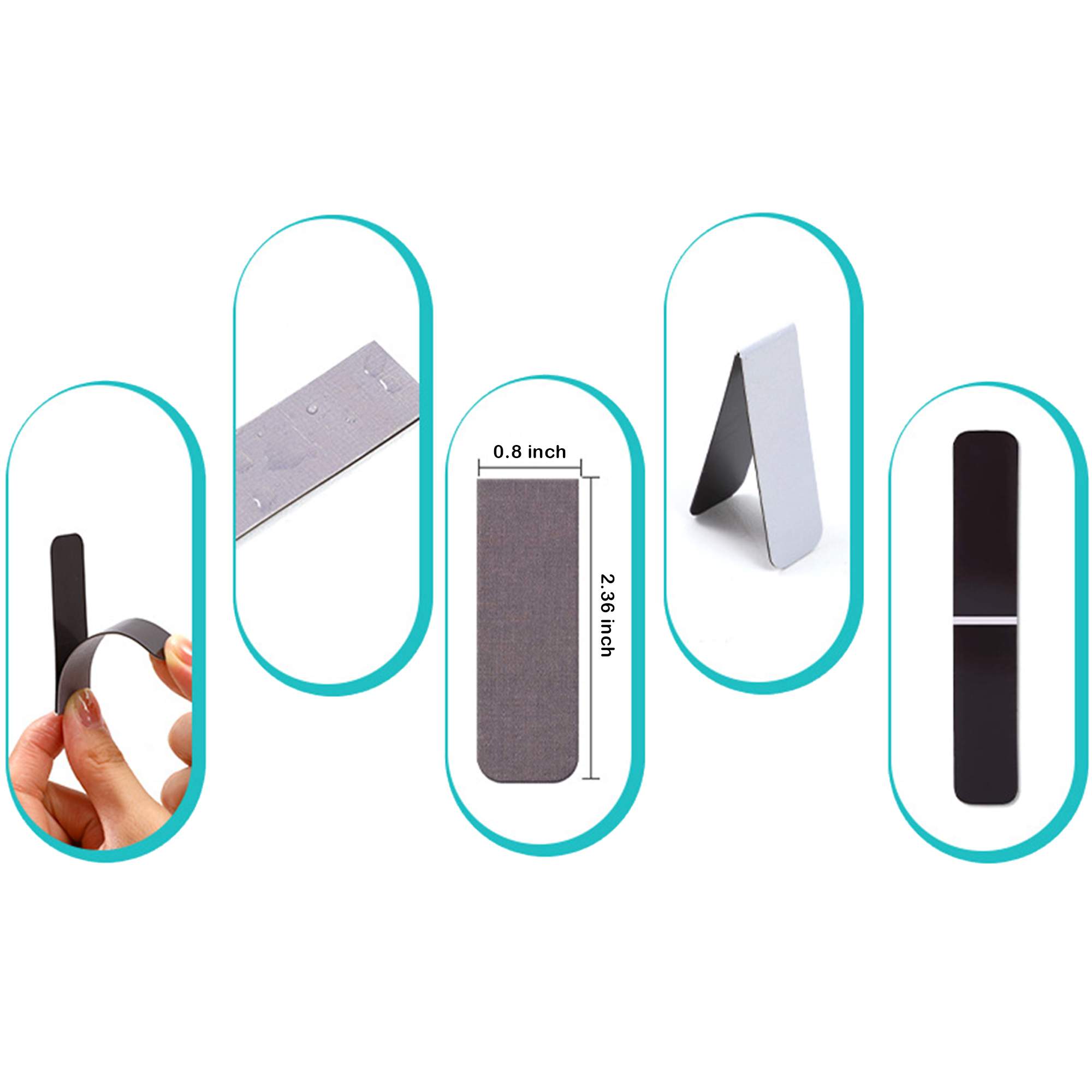 Stylish Magnetic Bookmarks Set of 10 6