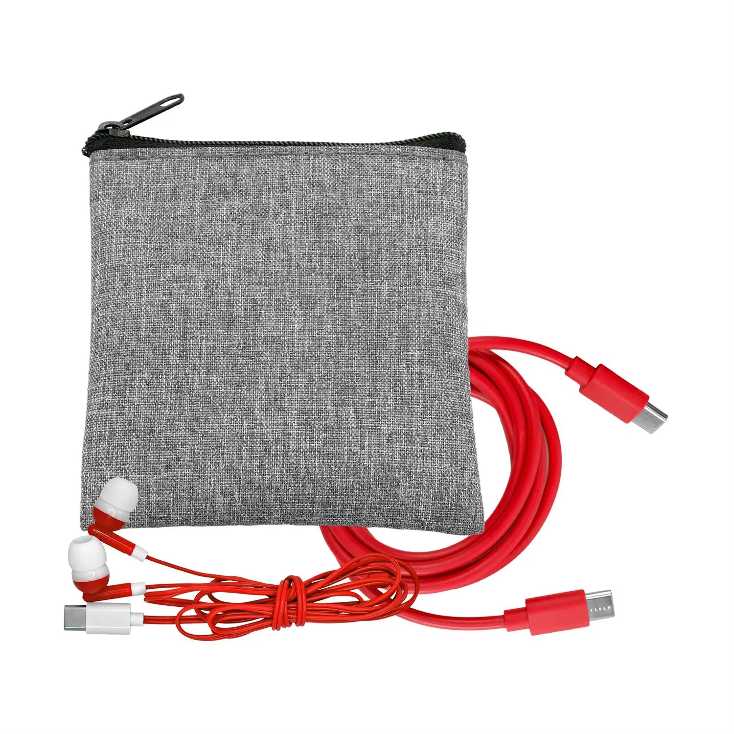 Recycled C to C Cable & Ear Bud Set 12