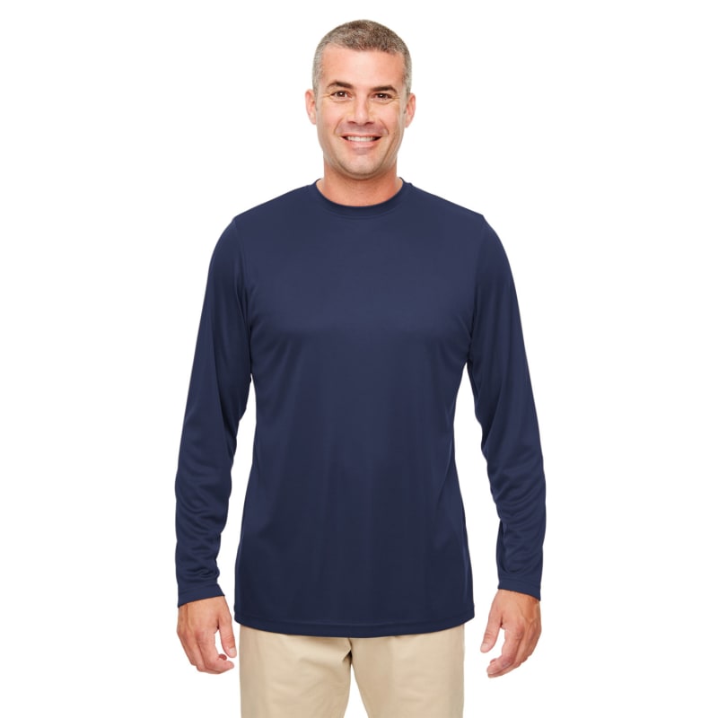UltraClub Men's Cool & Dry Performance Long-Sleeve Top 17