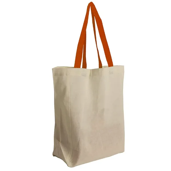 Brunch Cotton Grocery Tote Bag -10x14x5 8