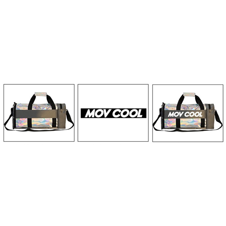 Yoga Laser PU Leather Fitness Bag 1