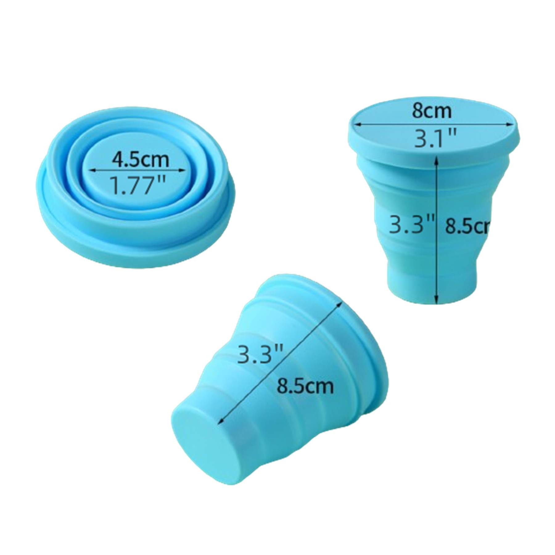 Silicone Sports Folding Water Cup 3