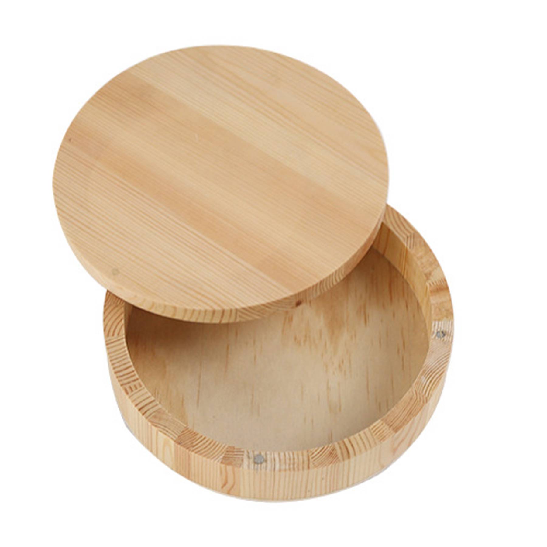 Wood Bamboo salt cup sugar box 3