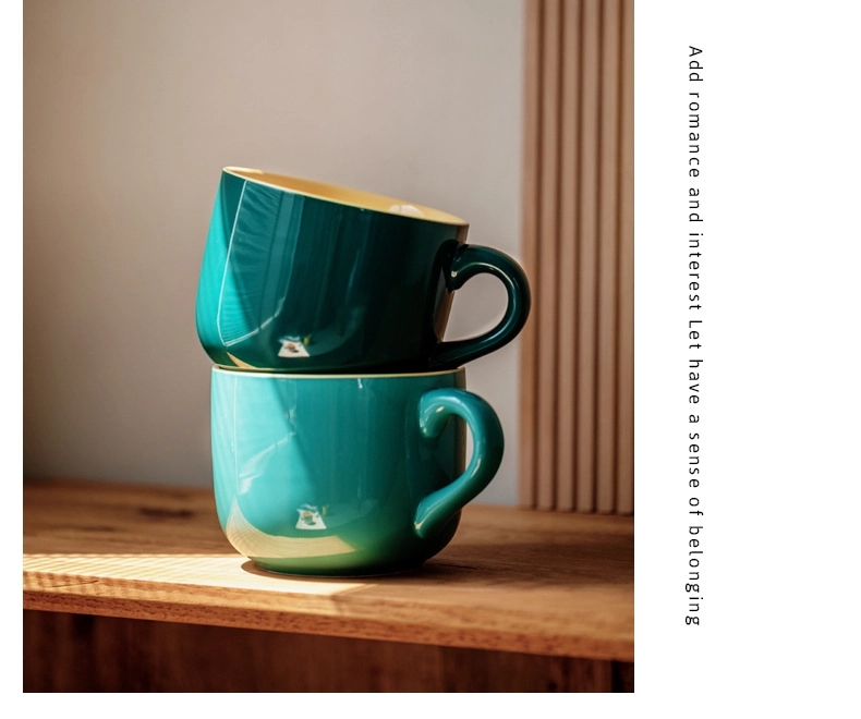Large-Capacity Thickened Heat-resistant Ceramic Handle Mug 13