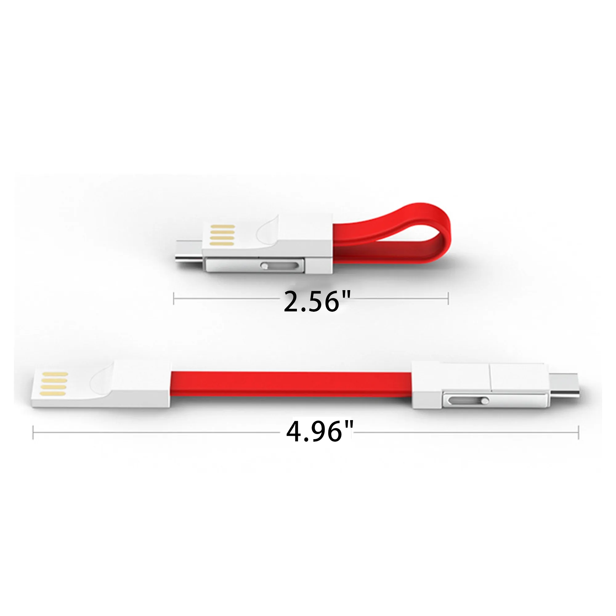 3-In-1 Magnetic Charging Cable Keychain 2